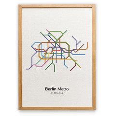 Mapa de Metro ENMARCADO - La Botica de Quique