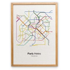 Mapa Metro París Imprimible