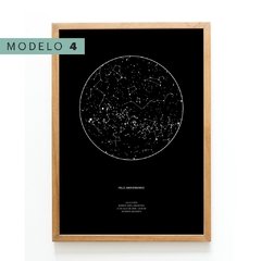 Mapa de Estrellas Lámina Impresa (sin marco) - tienda online