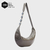 Shoulder Bag Banana Gris Aplique Onix Gris