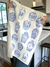 Chinoiserie - Tea towel blanco estampado