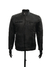 Chaqueta en Cuero LCHL28 Negro Raspado Base Gris