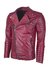 Chaqueta En Cuero Blug Vinotinto New Colleccion - comprar online