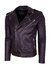 Chaqueta en cuero vacuno Bison Lhcl77 Cafe Oscuro en internet