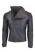 CHAQUETA EN CUERO DE OVEJO CALIBRE GRUESO CON PROCESO DE ENVEJECIDO LCHL22 D BROWN MARCA LA CHAQUETERIA