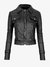 CHAQUETA EN CUERO LCHLW44 NEGRO LA CHAQUETERIA - comprar online