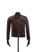 Chaqueta en Cuero LCHL30 Negro Base Rojo