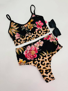 Bikini Top con PUSH UP LEOPARD®️