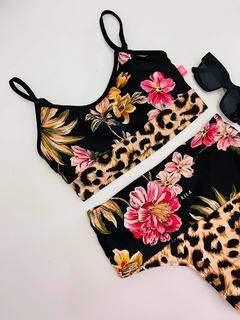 Bikini Top con PUSH UP LEOPARD®️