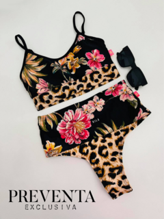 Bikini Top con PUSH UP LEOPARD®️ - KilaKila Original Underwear