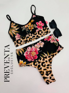 Bikini Top con PUSH UP LEOPARD®️ en internet