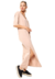  Vestido crepe escote v viscosa spandex, manga, ESC V en espalda. calce amplio talle 1-2-3 Color: negro - beige - blanco 