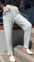 Pantalon delia jersey rustico spandex bolsillos plaque laterales con voladitos, cintura elastica. calce amplio. Talle 1-2-3-4 Color: negro-gris-crudo