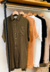 Vestido camisero goya  en lino rayon c/spandex -Talle unico , Colores : Beige-Tostado-Blanco-Negro-Verde 
