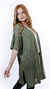 kimono grecia tejido crochet de 70%algodon 25%poli 5%sp. tajo lateral y cinturon trenzado a mano calce amplio talle unico Color: negro-blanco-verde-beige-mandarina