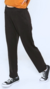 Pantalon brandom lanita cashmiere spandex melange, cintura elastizada, bolsillos plaque laterales, tiro alto y calce amplio talle 1-2-3-4 Color: negro-gris-cooper-verde