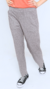 Pantalon brandom lanita cashmiere spandex melange, cintura elastizada, bolsillos plaque laterales, tiro alto y calce amplio talle 1-2-3-4 Color: negro-gris-cooper-verde