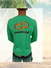 Camisa CRYPTON Manga Longa UV50+ - Cor Verde Claro