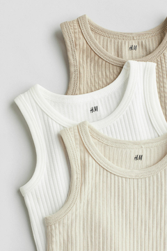 Pack x 3 bodies h&m 6 a 9 meses - comprar online