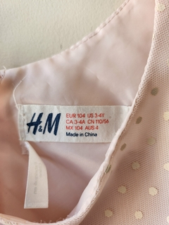 Vestido H&M 3 a 4 años - tienda online