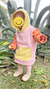 Hoodie mini chinwen rosa amarillo naranja - comprar online