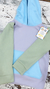 Hoodie mini chinwen lila celeste & aqua - comprar online