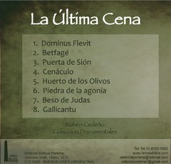 DVD La Última Cena - Documental | Rubén Cedeño - comprar online