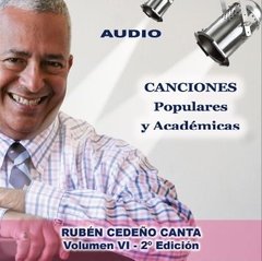 CD Canciones Populares y Académicas Vol. 6 | Rubén Cedeño