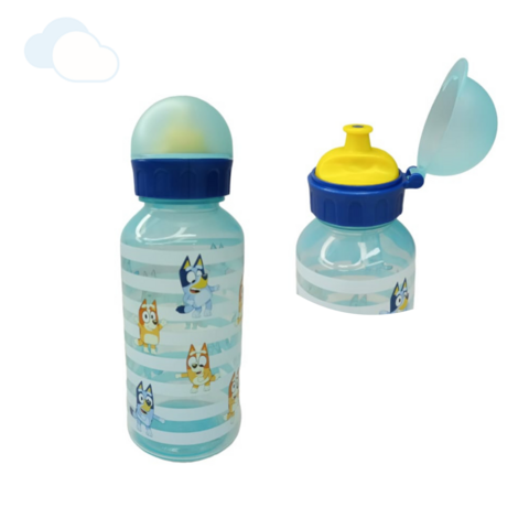 Botella Plástica Infantil Bluey 370 Ml