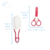 Cepillo Peine Tijera Alicate Set Cuidado Higiene Bebe Priori - tienda online