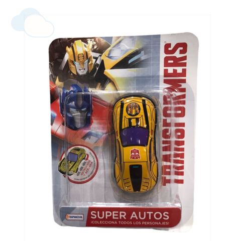 Autito Transformers Super Auto Fricción Tapimovil