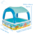 Pileta Inflable Infantil Bebe Con Techo 140x140 Bestway - Tienda Online de La Pañalera | panalesonline.com.ar