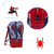 Mochila Escolar Spiderman 12 Pulgadas Jardin Espalda Relieve WABRO