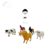 Set Animales Granja Muñecos 6 Piezas Farm Animals - tienda online