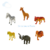 Set Animales Selva Muñecos 6 Piezas Wild World en internet