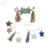Guirnaldas Decorativa De Tela Estrellas Appalala en internet