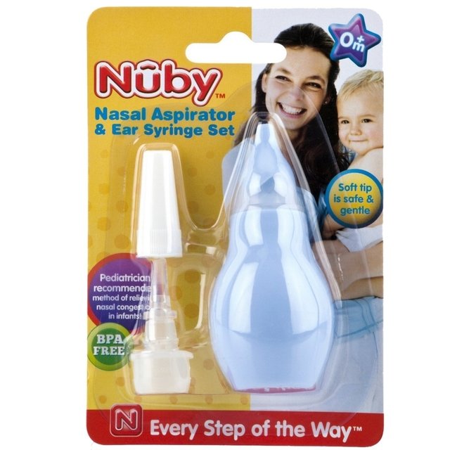 set aspirador nasal jeringa para bebé