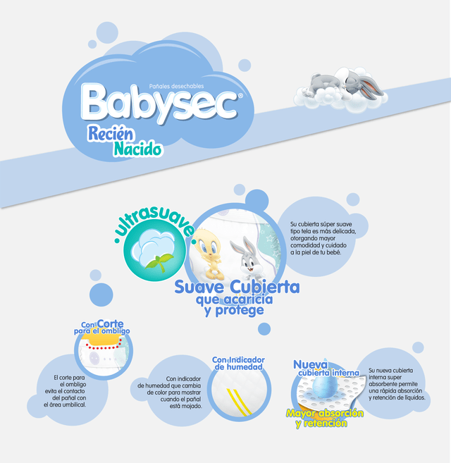 Pañales Baby sec Recien Nacido x20 — Panalera Catalina