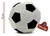 Pelota De Futbol De Tela Sonajero 15cm Phi Phi Toys en internet