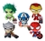 Imagen de Peluche Avengers - Superhéroes 15 Cm Marvel Phi Phi Toys