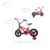 Bicicleta Rodado 12 Nene Nena Rueditas Reforzada Infantil en internet