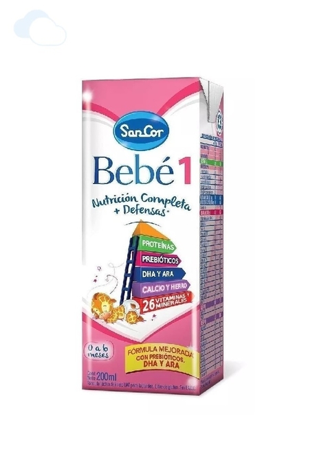 Leche Sancor Bebé 1 Advanced Brick X500ml Fórmula Líquida