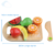 Frutas de Madera Cortar con Velcro Juego Alimentos Ok Baby - Tienda Online de La Pañalera | panalesonline.com.ar