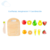 Frutas de Madera Cortar con Velcro Juego Alimentos Ok Baby - comprar online