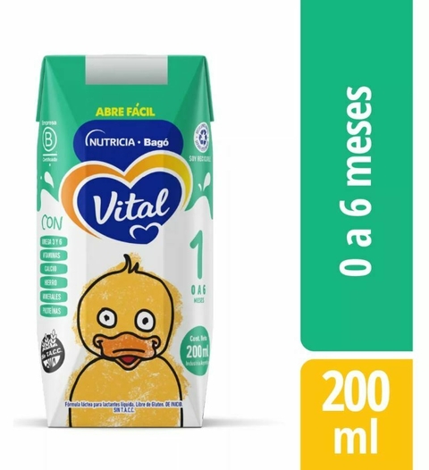 Leche Vital Nutriplus 1 Brick 200ml x24 Unidades