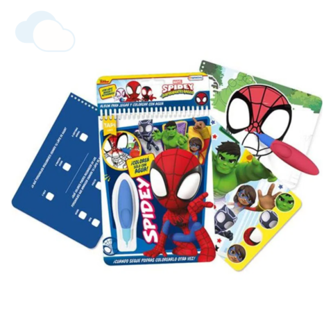 Agua Wow Spiderman Colorear Con Agua - Tapimovil