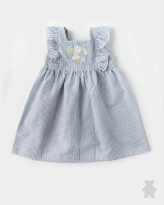 4340010 vestido lino rayado - comprar online