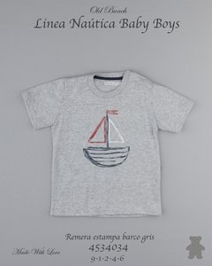 4534034 Remera estampa barco