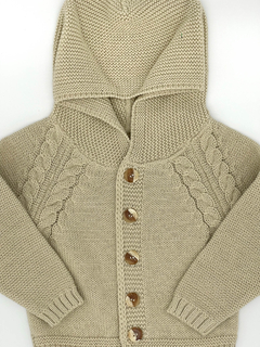 3941001 CARDIGAN C/CAPUCHA TEJIDO - comprar online