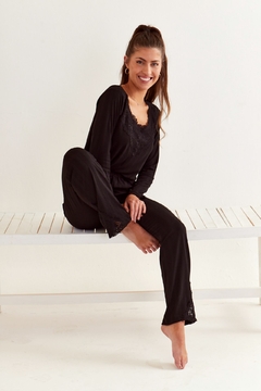 Pijama Berlin Negro - Todo Sobre Mi | Online Store